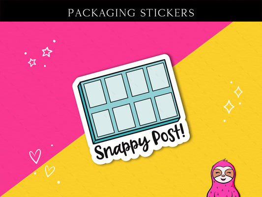 CLEARANCE - Blue Snappy Post Stickers