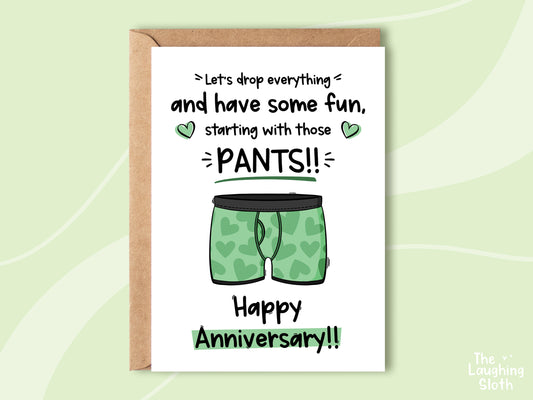 Drop Your Pants!! - Anniversary, Green Boxers