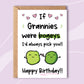 If Grannies Were Bogies - Birthday