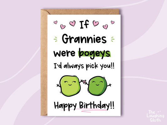 If Grannies Were Bogies - Birthday