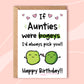 If Aunties Were Bogeys - Birthday