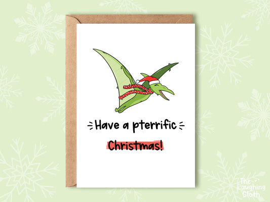 Pterodactyl - Have A Pterrific Christmas!