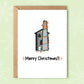 Merry Christmas Cornish Engine House Christmas Card