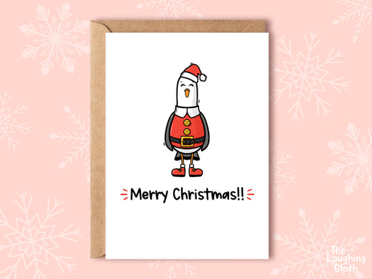 Merry Christmas - Santa Seagull