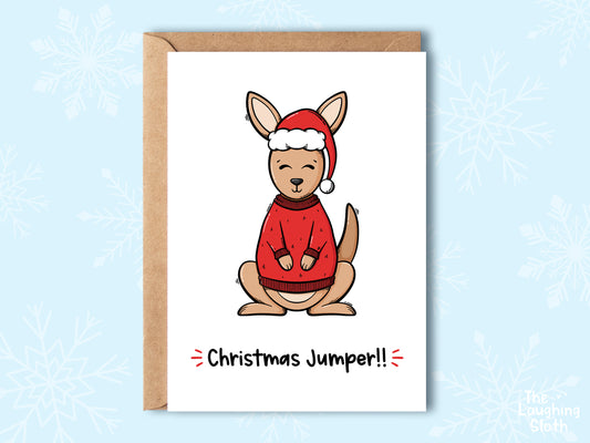 Christmas Jumper! Kangaroo