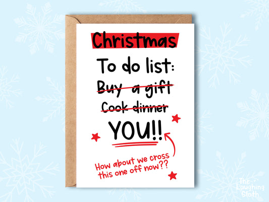 Naughty Christmas To Do List