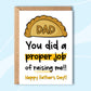 Proper Job - Father's Day