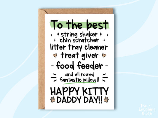 The Best Cat Dad - Happy Father's Day!!