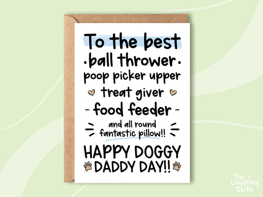 The Best Dog Dad - Happy Father's Day!!