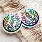 SECONDS - Floral Boobies Waterproof Holographic Vinyl Sticker