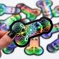 SECONDS - Patterned Willy Waterproof Holographic Vinyl Sticker