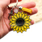 SECONDS - Sunflower Acrylic Keyring