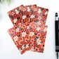 CLEARANCE - Orange Floral Blank Gift Tags