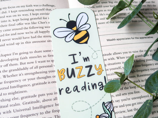 CLEARANCE - I'm Buzzy Reading Bookmark