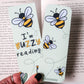 CLEARANCE - I'm Buzzy Reading Bookmark