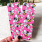 CLEARANCE - Bright Pink Bee and Daisy Bookmark