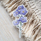 CLEARANCE - Watercolour Style Forget-Me-Not Waterproof Glossy Vinyl Sticker