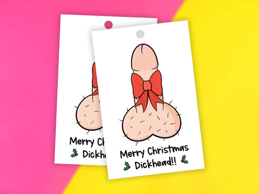 CLEARANCE - Christmas Dickhead Gift Tags